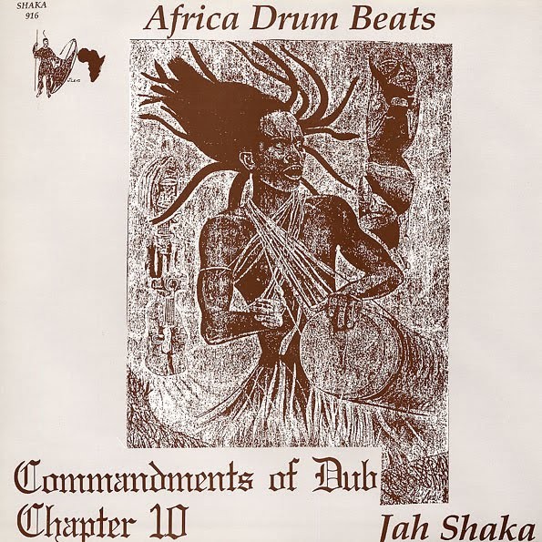 Jah Shaka : Commandments Of Dub 10 - Africa Drum Beats | LP / 33T  |  Collectors