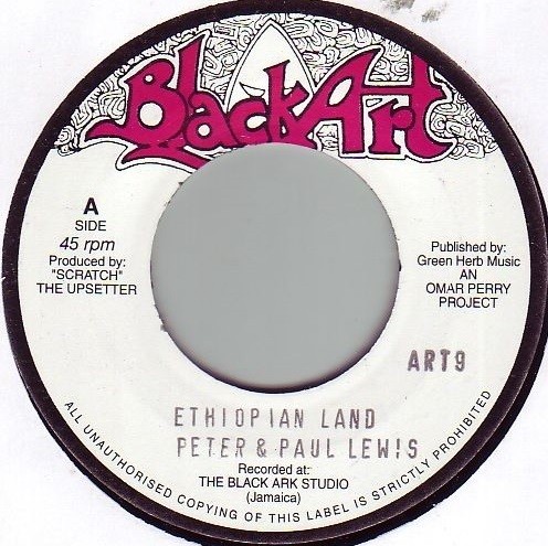 Peter & Paul Lewis : Ethiopian Land | Single / 7inch / 45T  |  Oldies / Classics