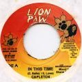 Capleton : In This Time | Single / 7inch / 45T  |  Dancehall / Nu-roots