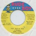 Don Yute : Ten Out A Ten | Single / 7inch / 45T  |  Dancehall / Nu-roots
