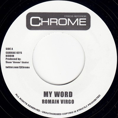 Romain Virgo : My Word | Single / 7inch / 45T  |  Dancehall / Nu-roots