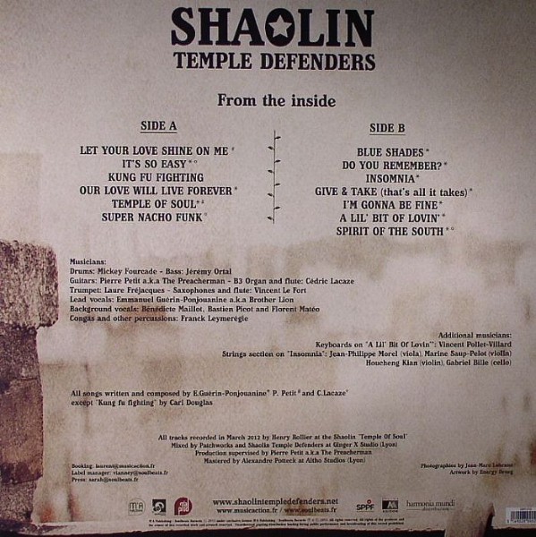 Shaolin Temple Defenders : From The Inside Shaolin Temple Defenders : From The Inside | LP / 33T | Afro / Funk / Latin