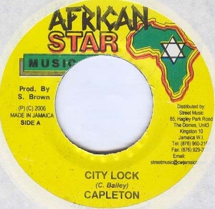 Capleton : City Lock | Single / 7inch / 45T  |  Dancehall / Nu-roots
