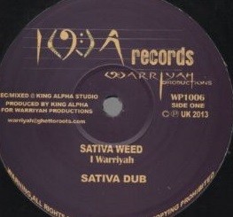I Warriyah : Sativa Weed | Maxis / 12inch / 10inch  |  UK