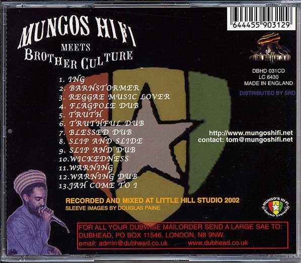Mungos Hifi Meets Brother Culture : Mungos Hifi Meets Brother Culture Mungos Hifi Meets Brother Culture : Mungos Hifi Meets Brother Culture | CD | UK