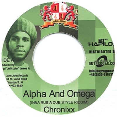 Chronixx : Alpha And Omega | Single / 7inch / 45T  |  Dancehall / Nu-roots