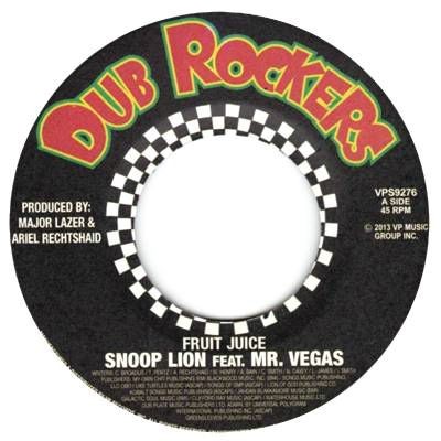 Snoop Lion, Mr. Vegas : Fruit Juice | Single / 7inch / 45T  |  Dancehall / Nu-roots