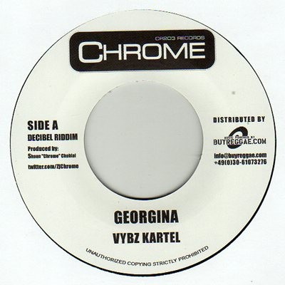 Vybz Kartel : Georgina | Single / 7inch / 45T  |  Dancehall / Nu-roots