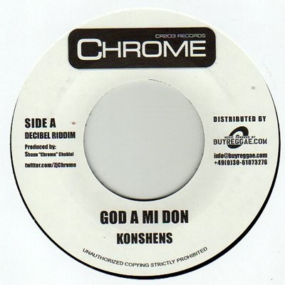 Konshens : God A Mi Don Konshens : God A Mi Don | Single / 7inch / 45T | Dancehall / Nu-roots