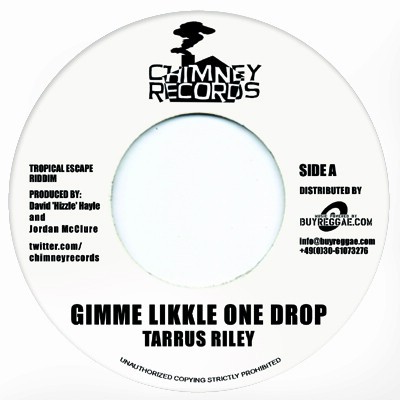 Tarrus Riley : Gimme Likkle One Drop | Single / 7inch / 45T  |  Dancehall / Nu-roots