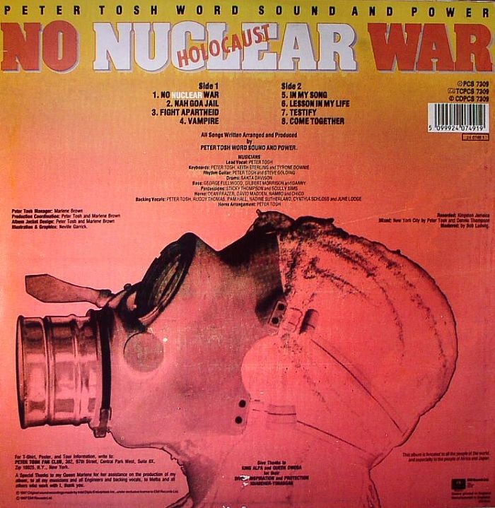 Peter Tosh : No Nuclear War Peter Tosh : No Nuclear War | LP / 33T | Collectors