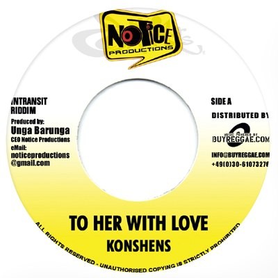 Konshens : To Her With Love Konshens : To Her With Love | Single / 7inch / 45T | Dancehall / Nu-roots