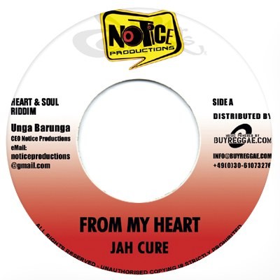 Jah Cure : From My Heart | Single / 7inch / 45T  |  Dancehall / Nu-roots
