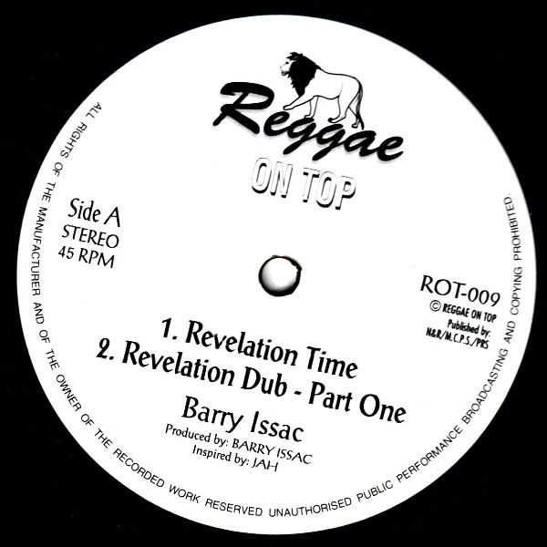 Barry Issac : Revelation Time + Dub | Maxis / 12inch / 10inch  |  UK