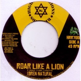 Idren Natural : Roar Like Lion | Single / 7inch / 45T  |  UK