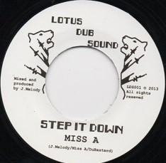 Miss A : Step It Down | Single / 7inch / 45T  |  UK