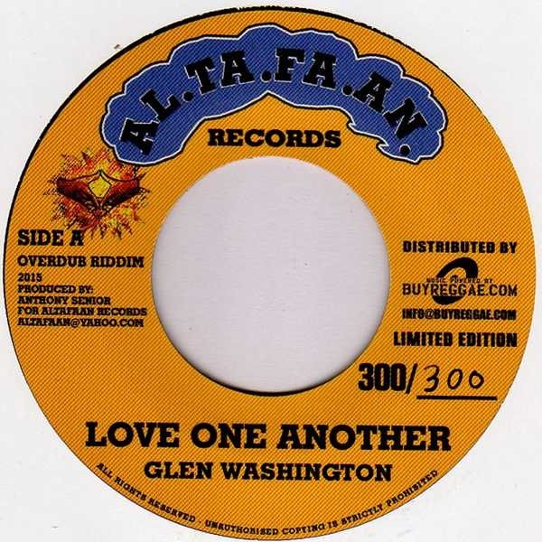 Glen Washington : Love One Another | Single / 7inch / 45T  |  Dancehall / Nu-roots