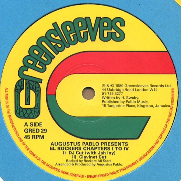 Jah Iny : El Rockers - ( Dj Cut ) Jah Iny : El Rockers - ( Dj Cut ) | Maxis / 12inch / 10inch | Oldies / Classics