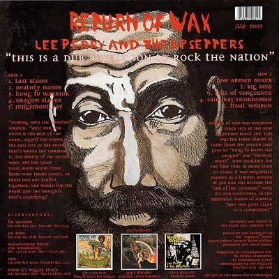 Lee Perry And The Upsetters : Return Of Wax Lee Perry And The Upsetters : Return Of Wax | LP / 33T | Oldies / Classics