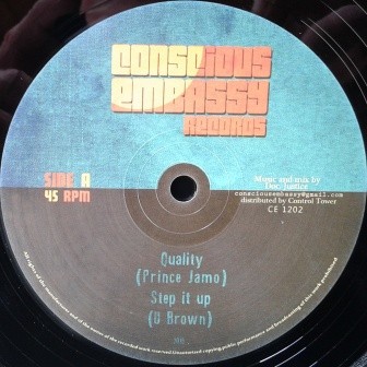 Prince Jamo : Quality | Maxis / 12inch / 10inch  |  UK