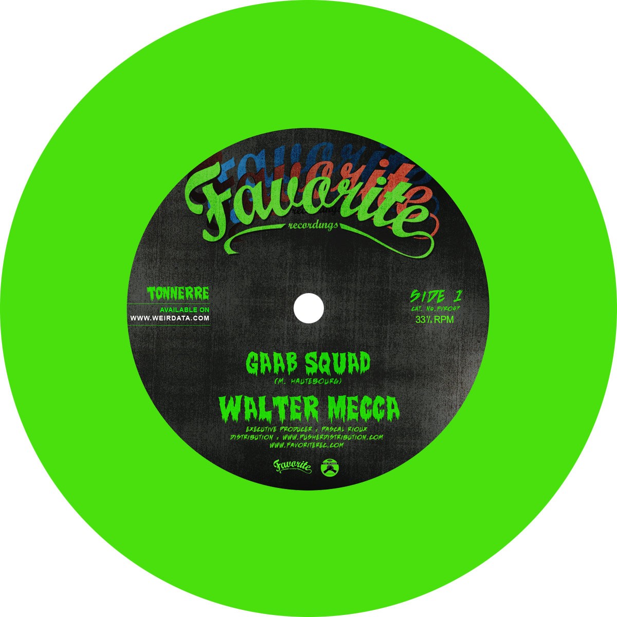 Walter Mecca : Disco Rouge | Single / 7inch / 45T  |  Afro / Funk / Latin