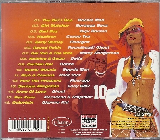 Various : Just Ragga Vol. 10 Various : Just Ragga Vol. 10 | CD | Dancehall / Nu-roots