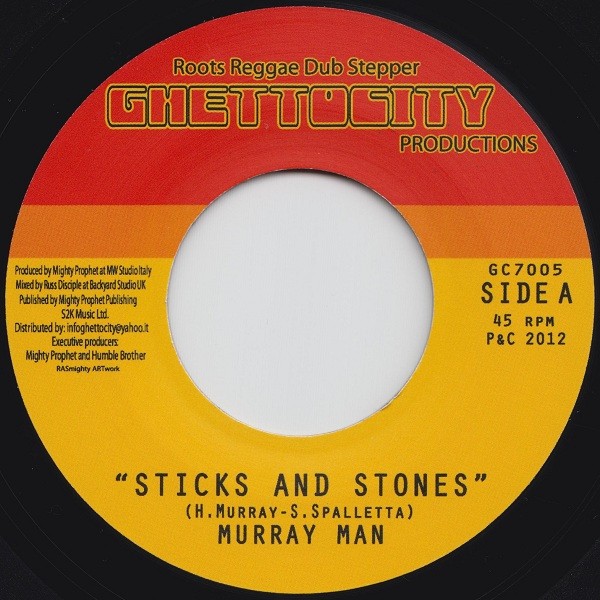 Murry Man : Sticks And Stones | Single / 7inch / 45T  |  UK