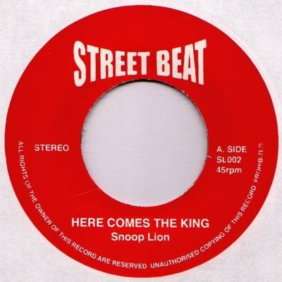 Snoop Lion : Here Comes The King | Single / 7inch / 45T  |  Dancehall / Nu-roots