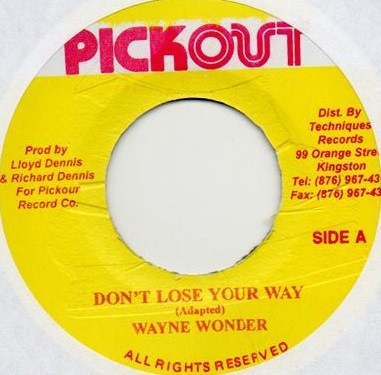 Wayne Wonder : Don't Lose Your Way | Single / 7inch / 45T  |  Oldies / Classics