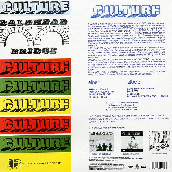 Culture : Baldhead Bridge | LP / 33T  |  Oldies / Classics