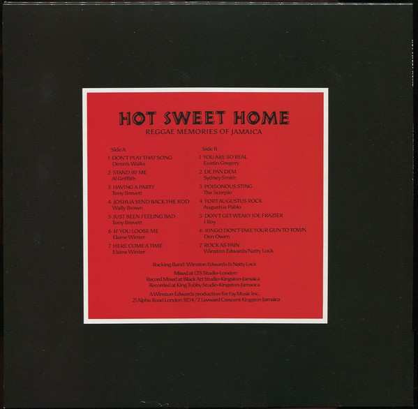 Various : Hot Sweet Home - Reggae Memories Of Jamaica | LP / 33T  |  Oldies / Classics