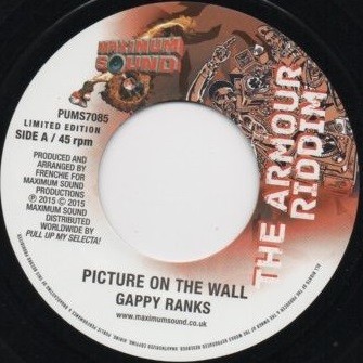 Gappy Ranks : Picture On The Wall | Single / 7inch / 45T  |  Dancehall / Nu-roots