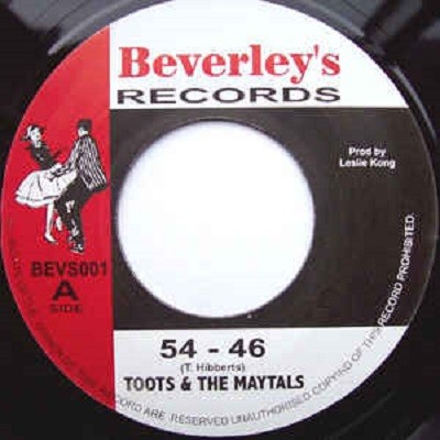 Toots & The Maytals : 54-46 | Single / 7inch / 45T  |  Oldies / Classics