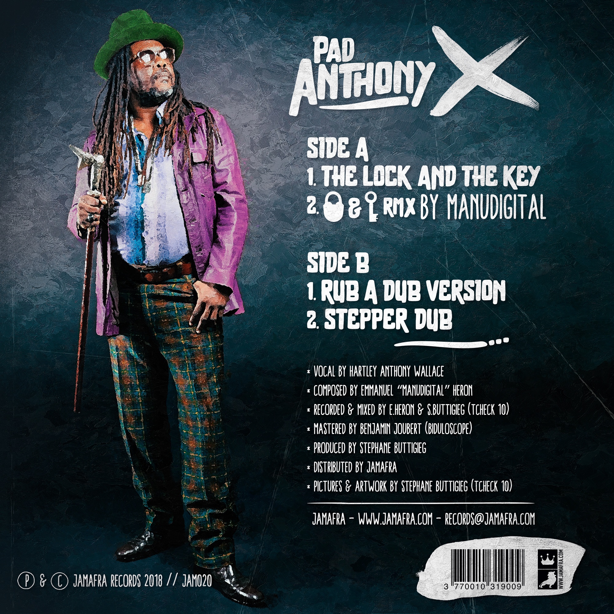 Pad Anthony : The Lock And The Key | Maxis / 12inch / 10inch  |  Dancehall / Nu-roots