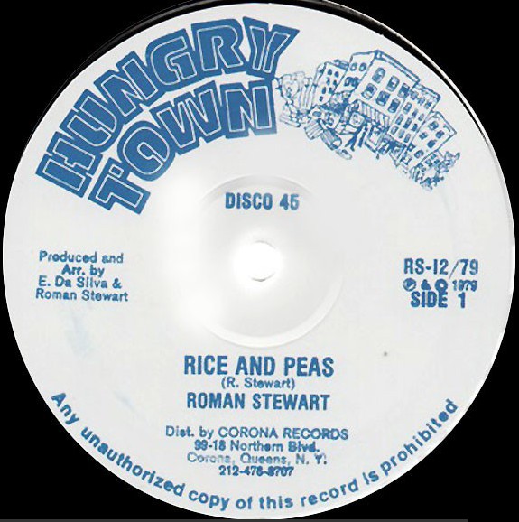Roman Stewart : Rice And Peas | Maxis / 12inch / 10inch  |  Oldies / Classics