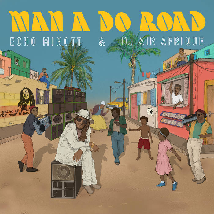 Echo Minott & DJ Air Afrique : Man A Do Road | LP / 33T  |  Dancehall / Nu-roots