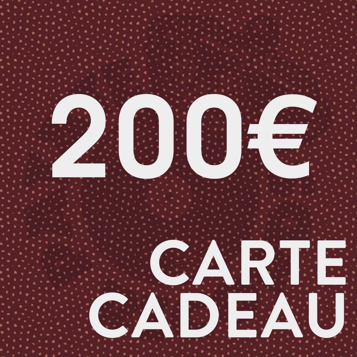 Bon d'achat de 200€ : Carte Cadeau | Carte cadeau  |  Bon d'achat