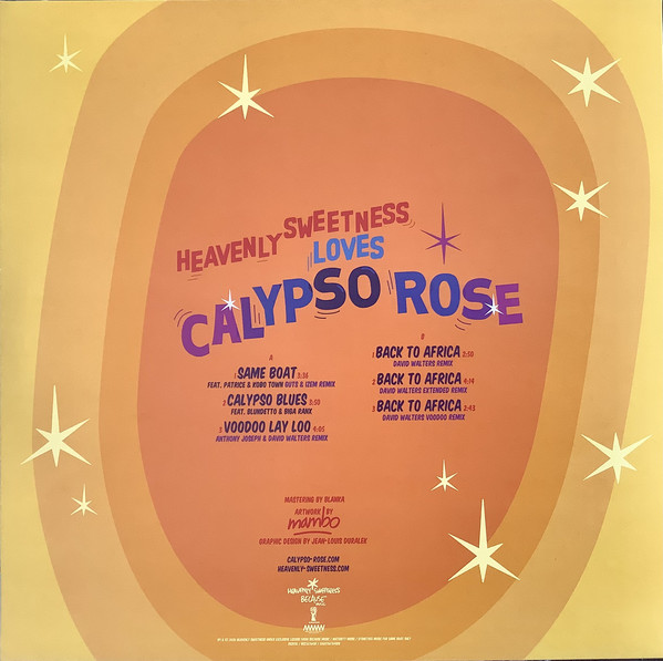 Calypso Rose : Heavenly Sweetness Loves Calypso Rose | LP / 33T  |  Dancehall / Nu-roots