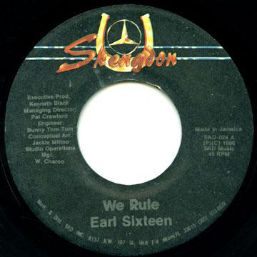 Earl Sixteen : We Rule | Single / 7inch / 45T  |  Dancehall / Nu-roots