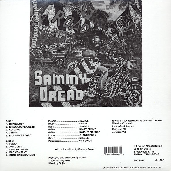 Sammy Dread : Road Block | LP / 33T  |  Oldies / Classics