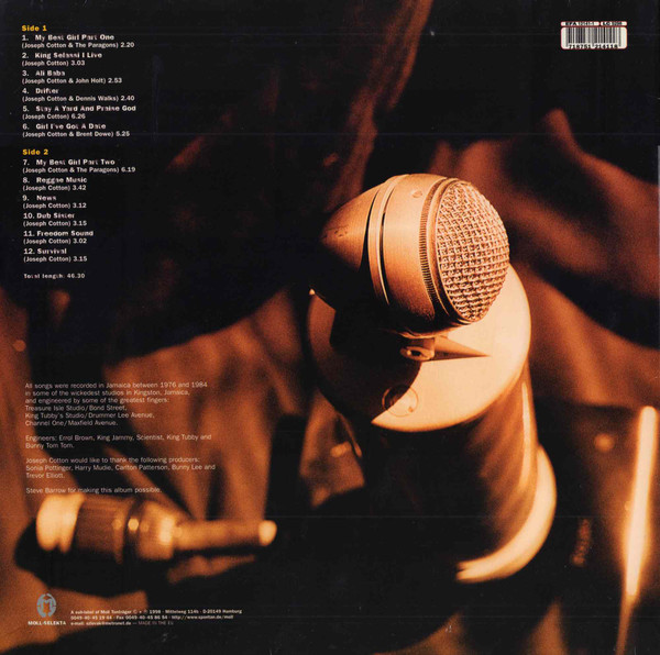 Joseph Cotton : Dancehall Days 1976 - 1984 Joseph Cotton : Dancehall Days 1976 - 1984 | LP / 33T | Oldies / Classics