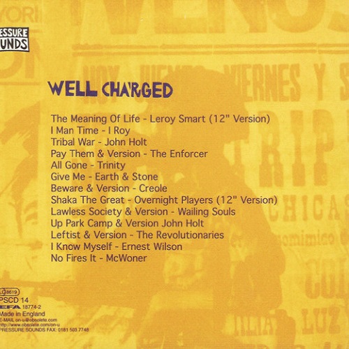 Various : Well Charged Channel One Various : Well Charged Channel One | LP / 33T | Oldies / Classics