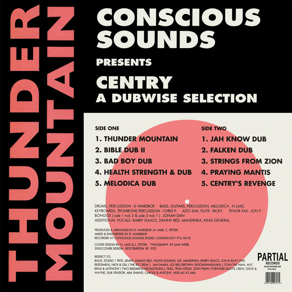 Conscious Sounds : Presents Centry In Dub - Thunder Mountain | LP / 33T  |  UK