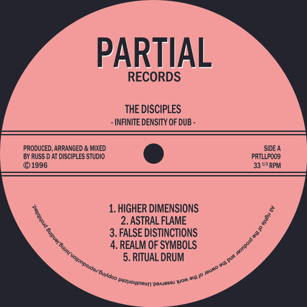 The Disciples : Infinite Density Of Dub | LP / 33T  |  UK