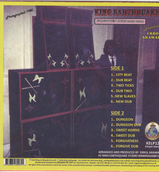 King Earthquake : Forgotten Dubs 2005-2014 | LP / 33T  |  UK