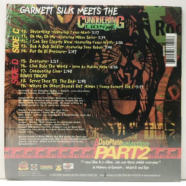 Garnett Silk Meets The Conquering Lion : A Dubplate Selection (Part 2) | LP / 33T  |  Oldies / Classics
