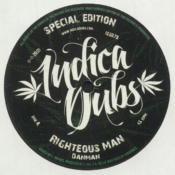 Danman : Righteous Man | Maxis / 12inch / 10inch  |  UK