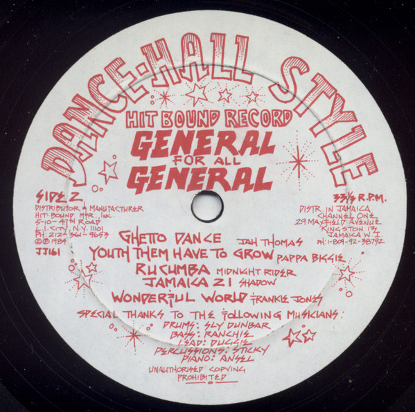 Various : General For All General Various : General For All General | LP / 33T | Oldies / Classics