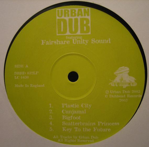 Urban Dub Featuring Fairshare Unity Sound : Urban Dub | LP / 33T  |  UK