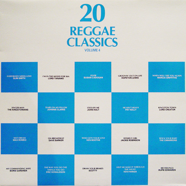 Various : 20 Reggae Classics Volume 4 | LP / 33T  |  Oldies / Classics